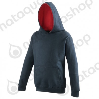 Sweat-shirt à capuche Enfant - JH03J navy/red