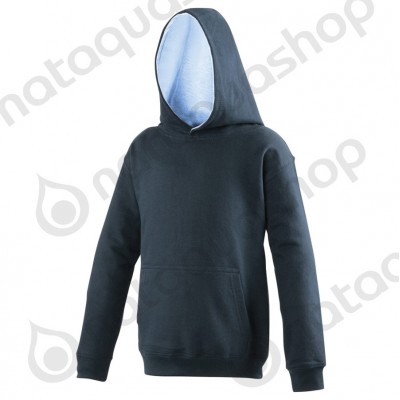 Sweat-shirt à capuche Enfant - JH03J Bleu marine/Bleu