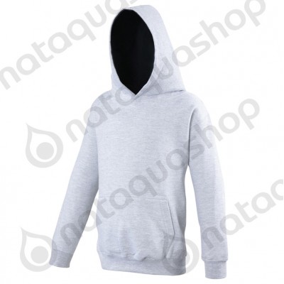 Sweat-shirt à capuche Enfant - JH03J Grey/navy