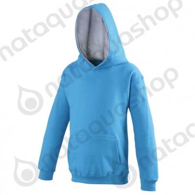 Sweat-shirt à capuche Enfant - JH03J blue/grey