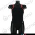 Black/ Fluo red
