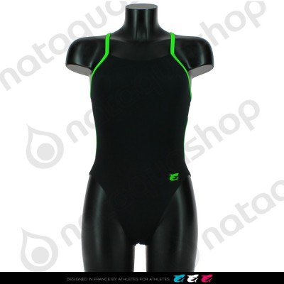 YELIA 3 - GIRLS Noir/Vert fluo