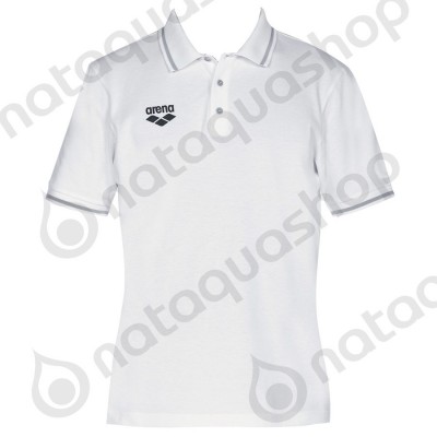 TL SS POLO - UNISEXE Blanc