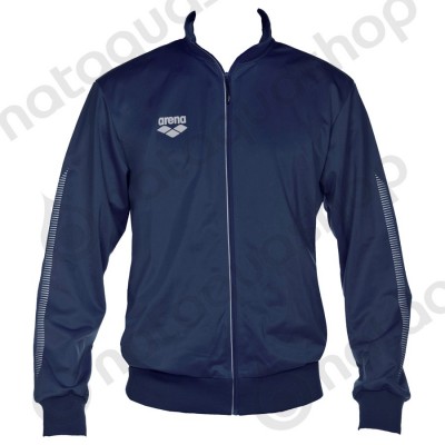 TL KNITTED POLY JACKET - UNISEXE navy blue