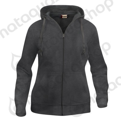 VESTE HOODY A CAPUCHE - FEMME Gris foncé