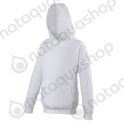 JH01J - JUNIOR SWEAT A CAPUCHE COLLEGE Arctic White