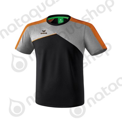 TEE-SHIRT PREMIUM ONE 2.0 - MEN black/heather grey/fluo orange