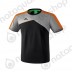 Black/heather grey/fluo orange