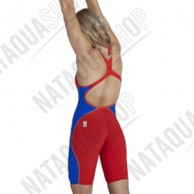 LZR PURE INTENT DOS OUVERT - FEMME Rouge/Bleu - photo 2