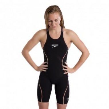 LZR PURE INTENT DOS FERME - FEMME Black/gold - photo 1