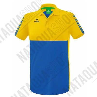 POLO SIX WINGS - HOMME new royal/jaune