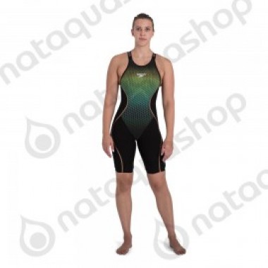 LZR PURE INTENT DOS OUVERT - FEMME black/fluo yellow/jade - photo 1